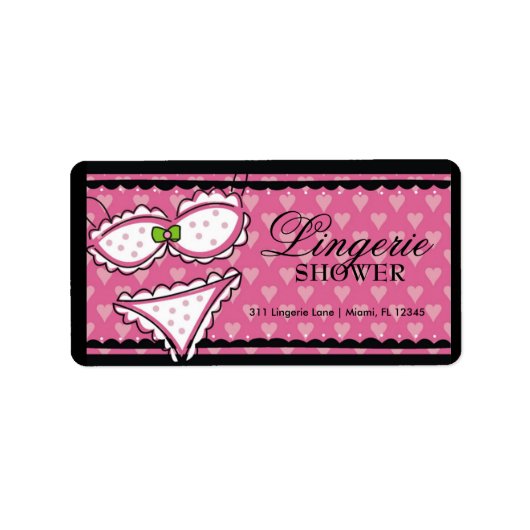 311ランジェリーハート ラベル (正面)