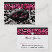 311レースデラックスピンクアポイントメントカード 予約カード (正面/裏面)