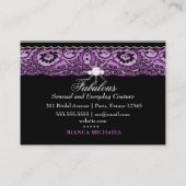 311レースde Luxe -バイオレット 名刺 (裏面)