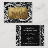 311レースde Luxe -物惜しみしない金ゴールドプレート 名刺 (正面/裏面)