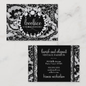 311レースde Luxe Circque Dのシマウマ 名刺 (正面/裏面)