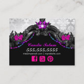 311ロココの不思議の国のカラフル 名刺 (裏面)