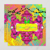 311ワンダーランドピンクスイート16 招待状 (正面/裏面)