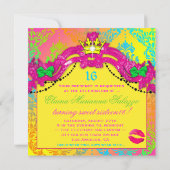 311ワンダーランドピンクスイート16 招待状 (裏面)