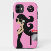 311人の不動産のファッショニスタブルネットの飛行士 Case-Mate iPhoneケース (裏面)