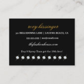 311人の女性のカーボーイのスプレーは日焼けします 名刺 (裏面)