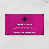 311人のFleur de Grunge Hottのピンク 名刺 (裏面)