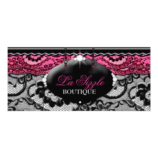 311人のLace De Luxe Pinkのレース ラックカード (正面)