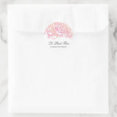 311人のLe Plush Fleurのクリーミーなピンク ラウンドシール (バッグ)