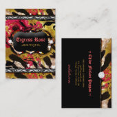 311人のTigressのシマウマは上がりました 名刺 (正面/裏面)