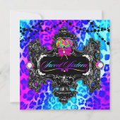 311個のキャンデーの不思議の国のヒョウの菓子16 招待状 (正面)