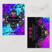 311個のキャンデーの不思議の国のヒョウ 名刺 (正面/裏面)