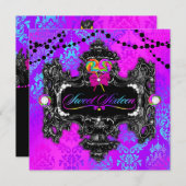 311個のキャンデーの不思議の国の菓子16 招待状 (正面/裏面)