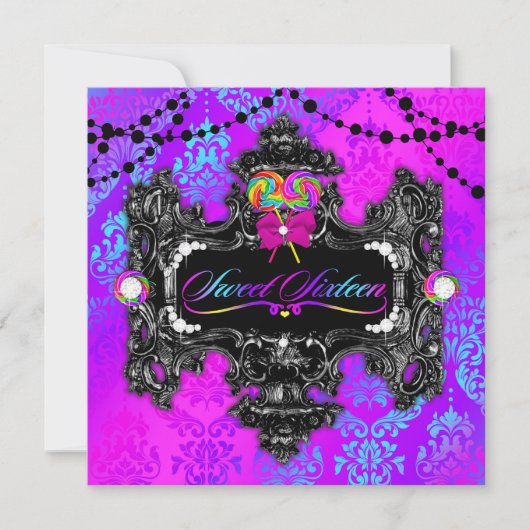 311個のキャンデーの不思議の国の菓子16 招待状 (正面)