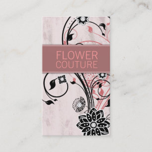 311個のダイヤモンドのDecoの花 名刺