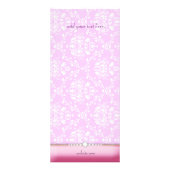 311優雅な犬のよくはしゃぐな紫色の棚カード ラックカード (裏面)