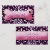 311優雅な犬のナス 名刺 (正面/裏面)