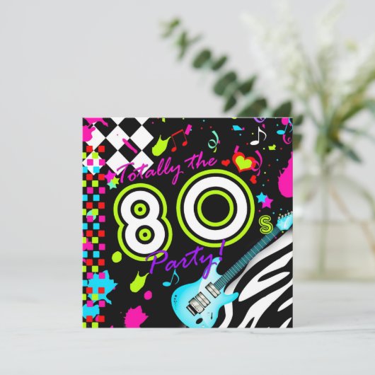 311全く80年代のパーティー-ターコイズのギター 招待状 (スタンド正面)