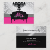 311匹の派手なブティックのインテリア 名刺 (正面/裏面)