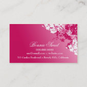 311匹の糖菓の糖菓の甘いピンクは衰退します 名刺 (裏面)