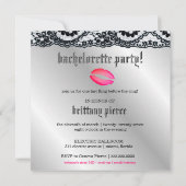 311口紅は|の情報通のシマウマに接吻します 招待状 (裏面)