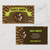 311大きい吠え声の名刺の緑 名刺 (正面/裏面)