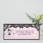 311妖精のスウィーティークピンクストライプ色の贈り物の証明書 (スタンド正面)