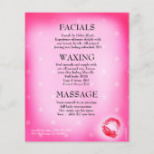 311妖精オールピンクリップ美しいフライヤー チラシ (裏面)