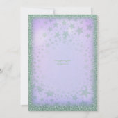 311彼女離れは少し輝く紫色のミント 招待状 (裏面)