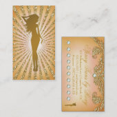 311日が差すことSpraytan 10のダイヤモンドの穿孔器 ロイヤリティカード (正面/裏面)