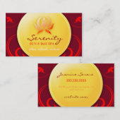 311暖かいスパの歓喜 名刺 (正面/裏面)