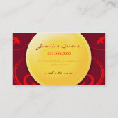 311暖かいスパの歓喜 名刺 (裏面)