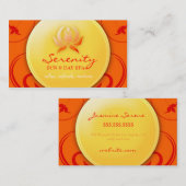 311暖かいスパの歓喜 名刺 (正面/裏面)