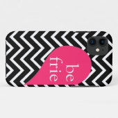 311最高のフレンズハートシボ離れロン側 Case-Mate iPhoneケース (裏面(横))