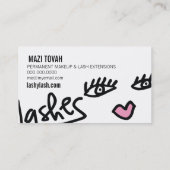 311本の鞭サービスカスタマイズ可能な白 名刺 (裏面)