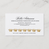 311枚のファッショニスタスプレーのタンのロイヤリティカード ロイヤリティカード (裏面)