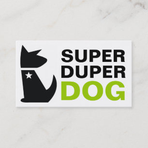 311極度のDuperの犬 名刺
