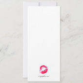 311汚れた30のキスの誕生日 招待状 (裏面)