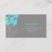 311洗練された棒-海の青 名刺 (裏面)