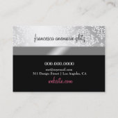 311派手でシックなブティック-ローズピンク 名刺 (裏面)