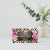 311漆黒Ciao Bellaのピンクの口答え 名刺 (スタンド正面)