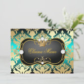 311漆黒Ciao Bellaの水の口答えの誕生日 招待状 (スタンド正面)