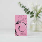 311点々のあるな欲求|のピンク 名刺 (スタンド正面)