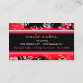 311熱帯ネオン白熱はこれのように目覚めました 名刺 (裏面)