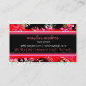 311熱帯ネオン白熱はこれのように目覚めました 名刺 (裏面)