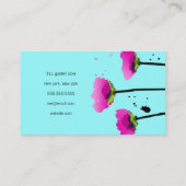 311熱情的なケシ|の夏の空 名刺 (裏面)