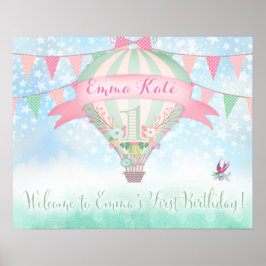 311熱気球ウェルカムサイン ポスター