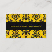 311熱血なダマスク織|の蜂 名刺 (裏面)