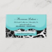 311物惜しみしないトパーズのダイヤモンドのヒョウ 名刺 (裏面)