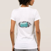 311物惜しみしないトパーズのティー|の黒 Tシャツ (裏面)